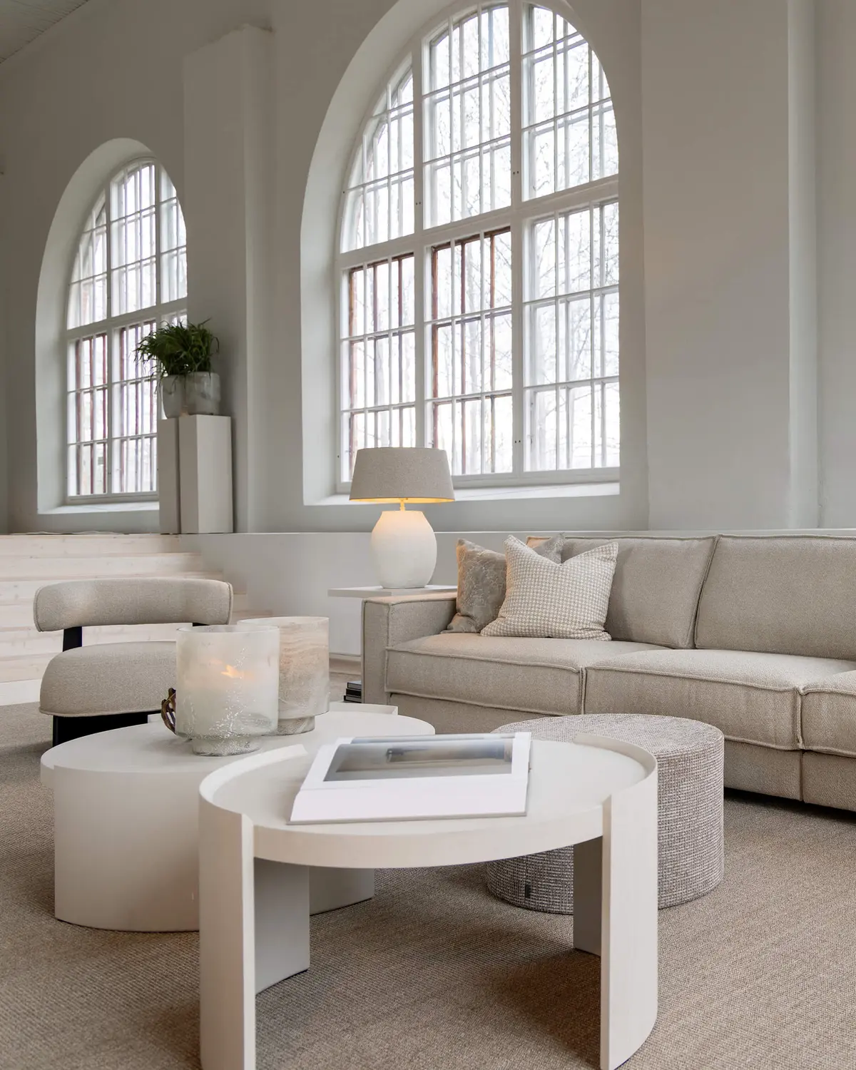 Oakland salongbord ivory mist