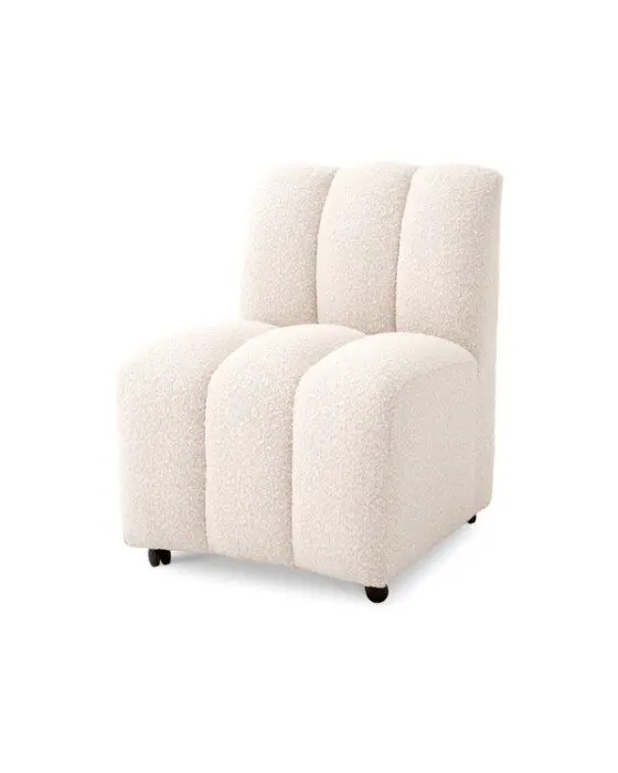 Kelly spisestol bouclé cream