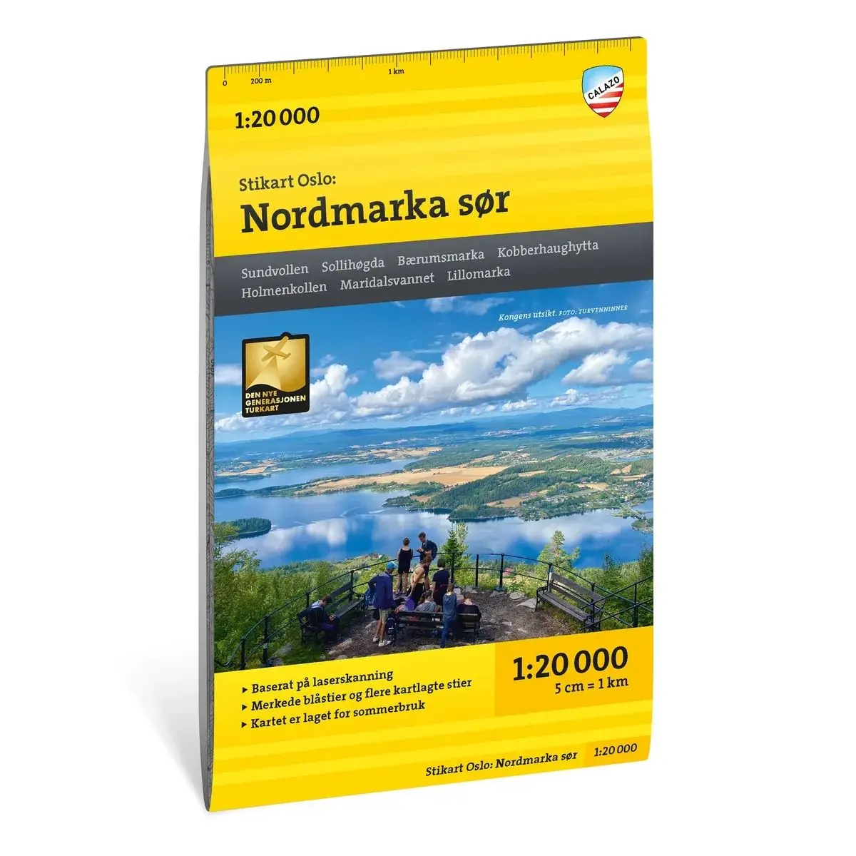 Stikart Oslo Nordmarka Sør 1:20 000