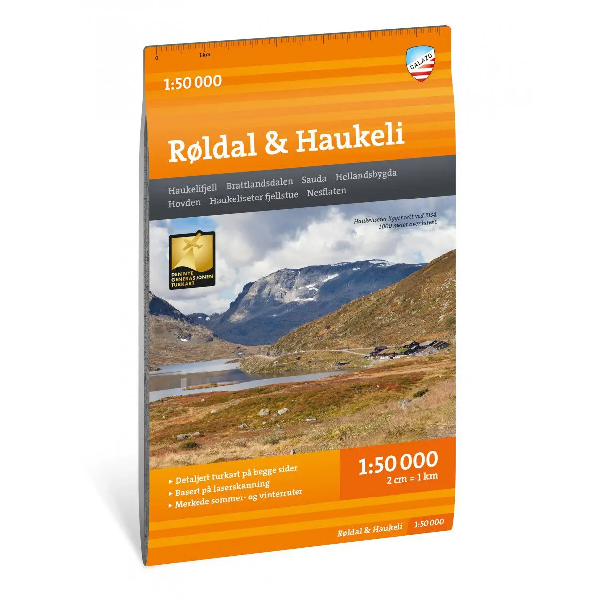 Turkart Røldal & Haukeli 1:50 000