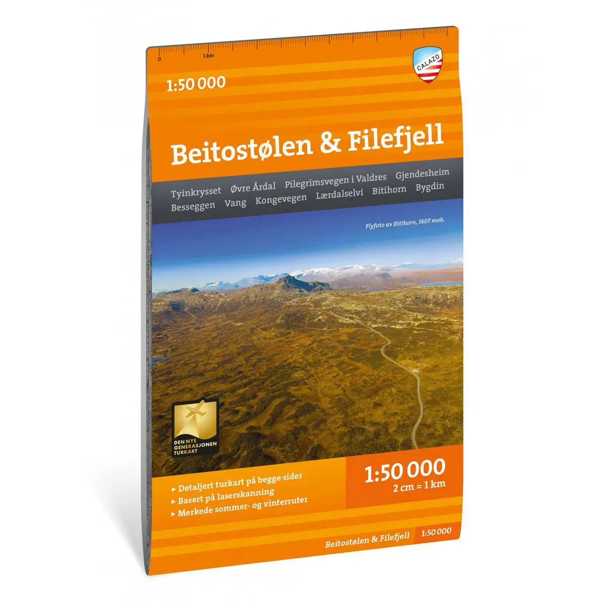 Turkart Beitostølen & Filefjell 1:50 000