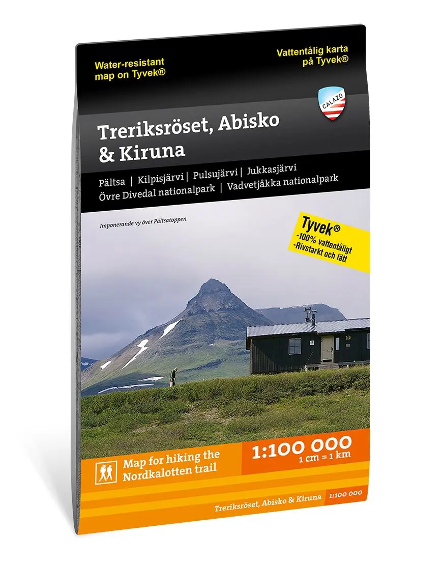 Treriksröset, Abisko & Kiruna 1:100.000