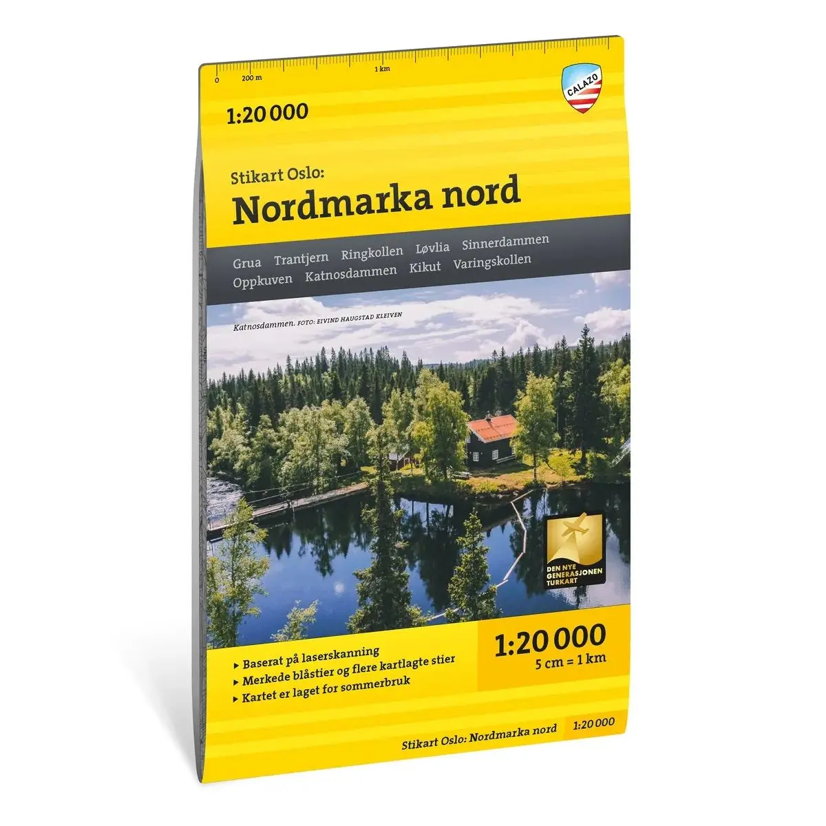 Stikart Oslo Nordmarka Nord 1:20 000