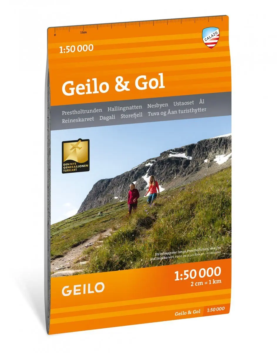Turkart Geilo & Gol 1:50 000