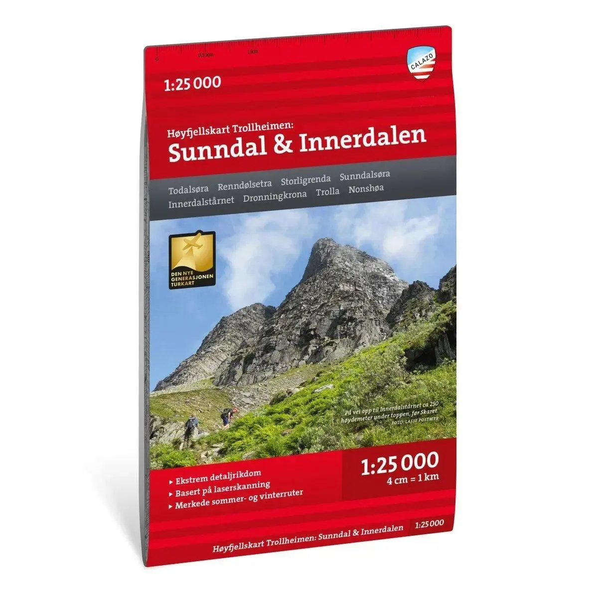 Høyfjellskart Trollheimen: Sunndal & Innerdalen 1:25 000