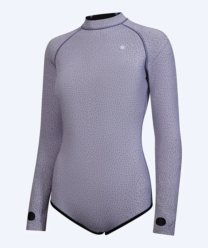 Watery neopren springsuit til damer - Lady Open Back - Lilla