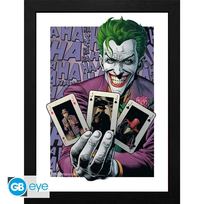 DC Comic's Batman Innrammet Bilde 30 x 40 cm Joker Haha