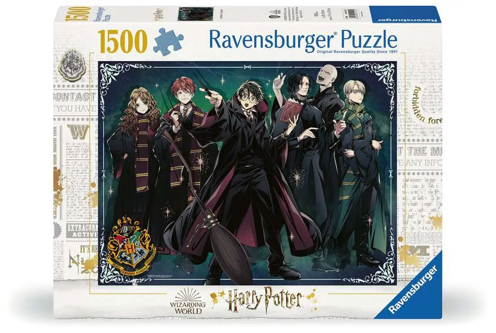 Harry Potter Gryffindor vs Slytherin Puslespill 1500 brikker