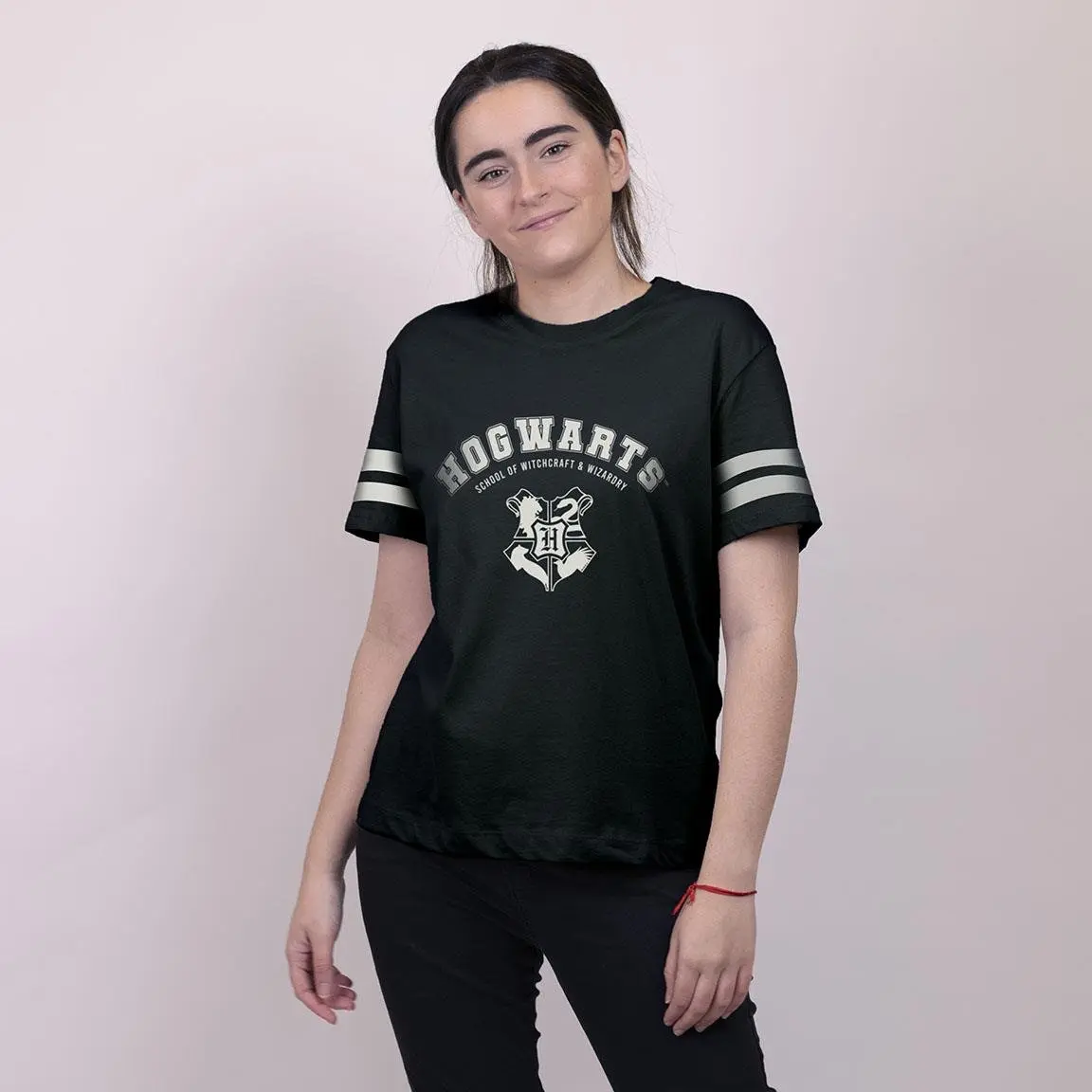 Harry Potter T-skjorte Hogwarts Logo Dame