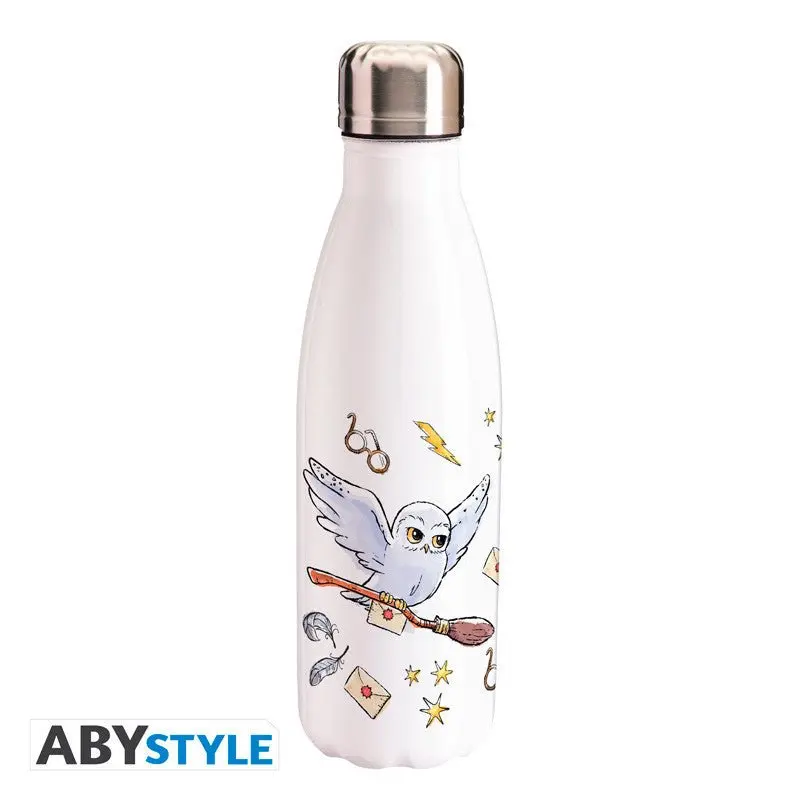 Harry Potter Termoflaske Hvit Hogwarts Symboler