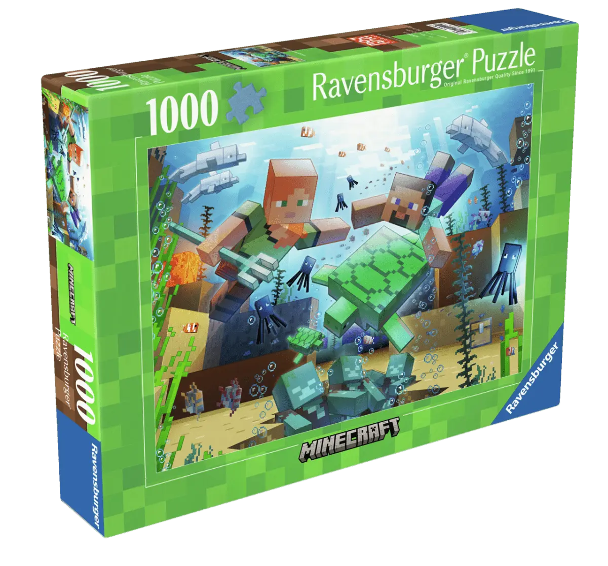 Minecraft Puslespill Mosaikk 1000 brikker