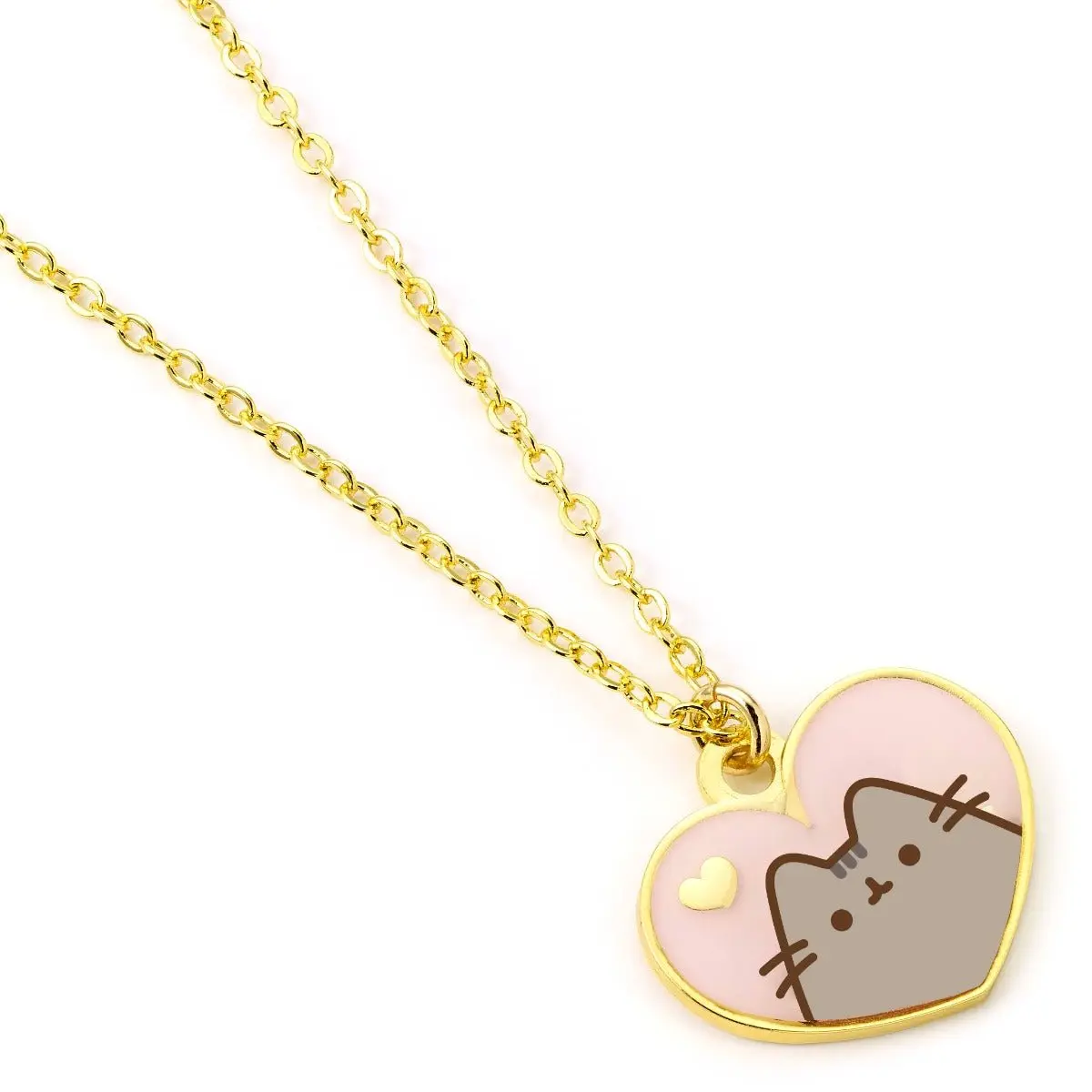 Pusheen Halskjede Hjerte
