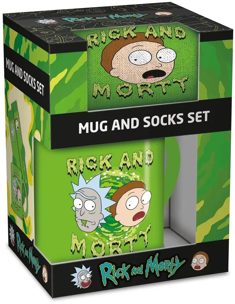Rick and Morty Gavesett Sokker og Kopp