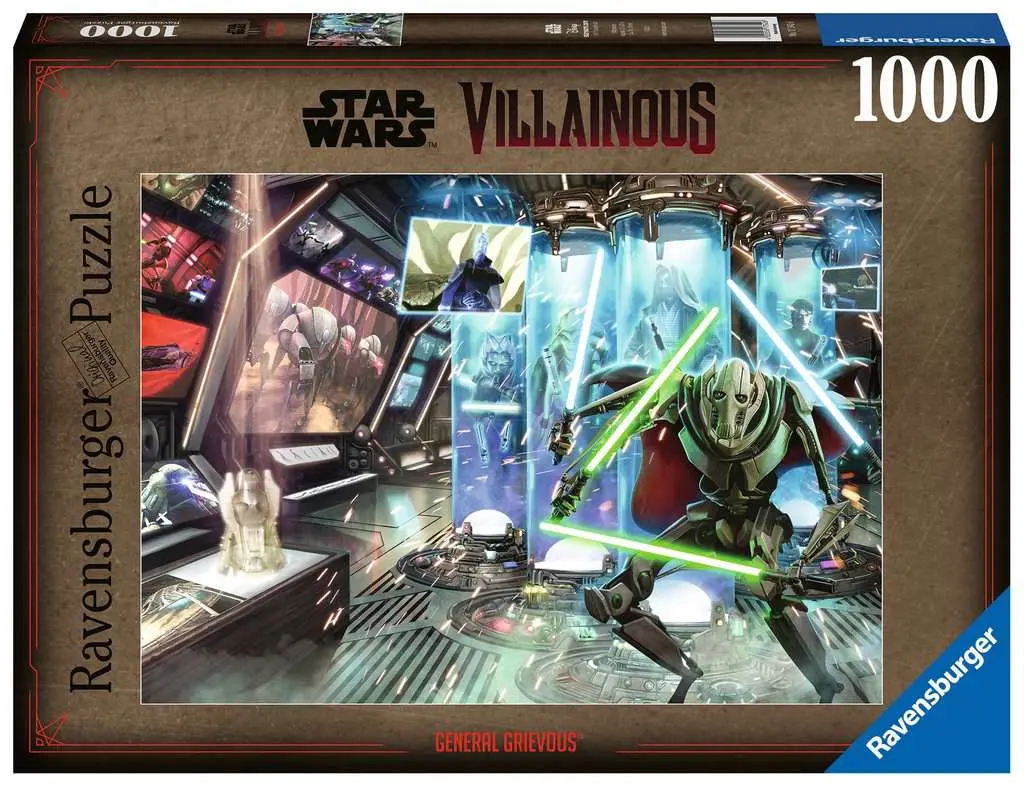 Star Wars Villainous General Grievous Puslespill 1000 brikker