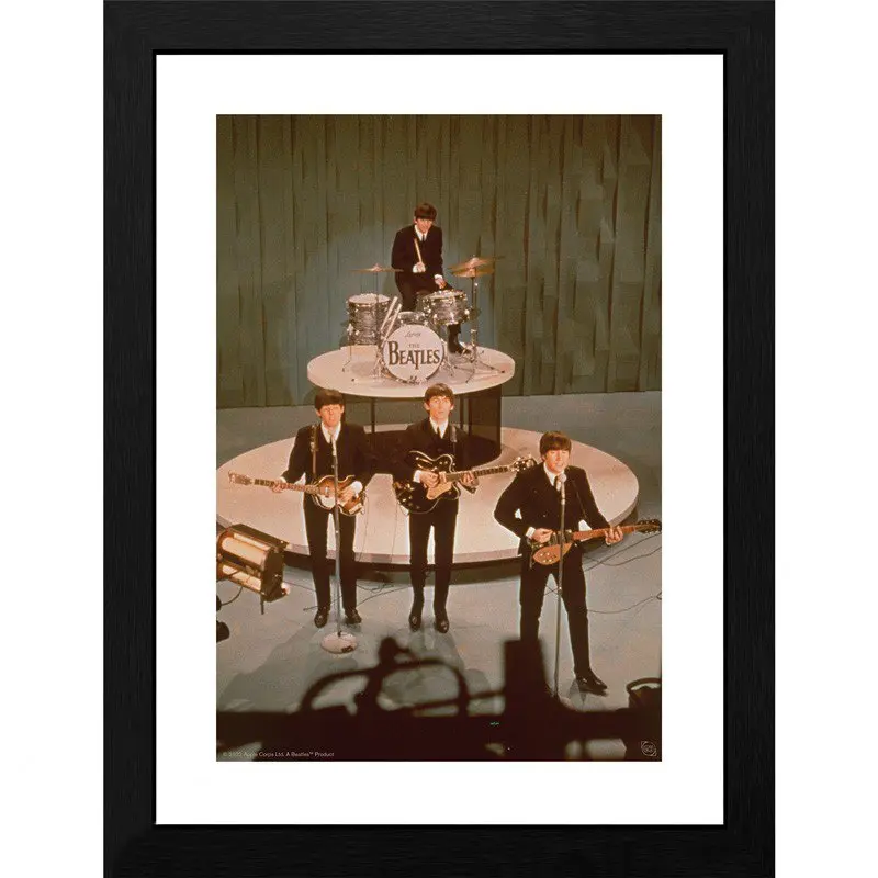 The Beatles Innrammet Bilde 30 x 40 cm Ed Sullivan Show