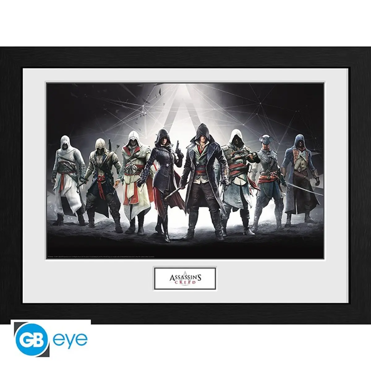 Assassin's Creed Innrammet Bilde 30 x 40 cm Characters