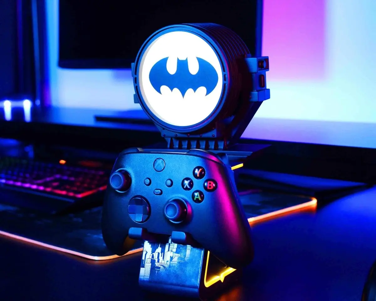 DC Comic's Batman Lampe og Ladestativ