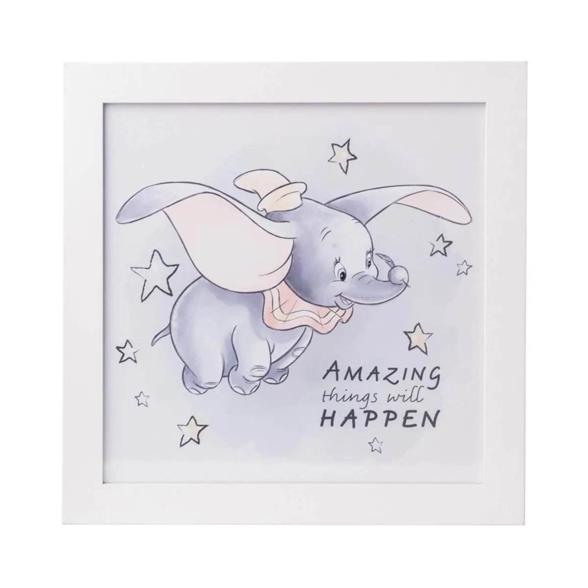 Disney's Dumbo Innrammet Bilde 30 x 30 cm