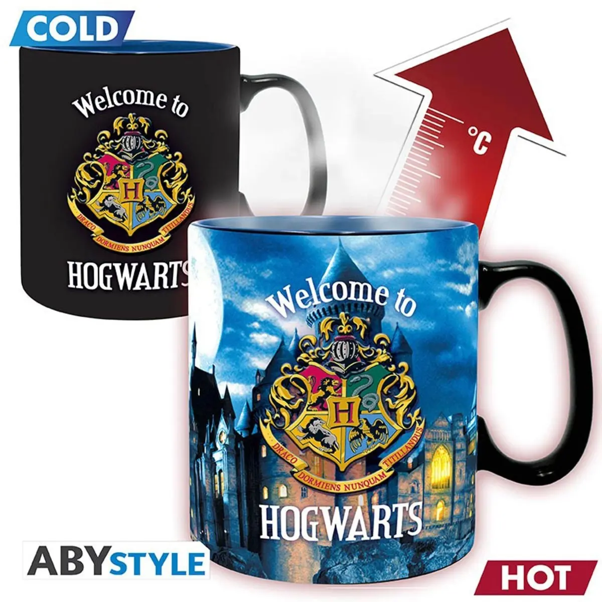 Harry Potter Varmeskiftende Kopp Welcome to Hogwarts