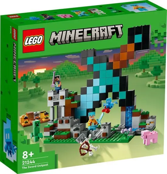LEGO Minecraft Sverdet Utpost 21244 byggelekesett (427 deler)