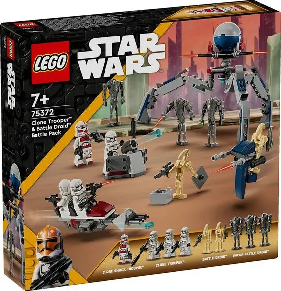 LEGO Star Wars Stridspakke med Klonesoldat 75372 byggesett (215 deler)