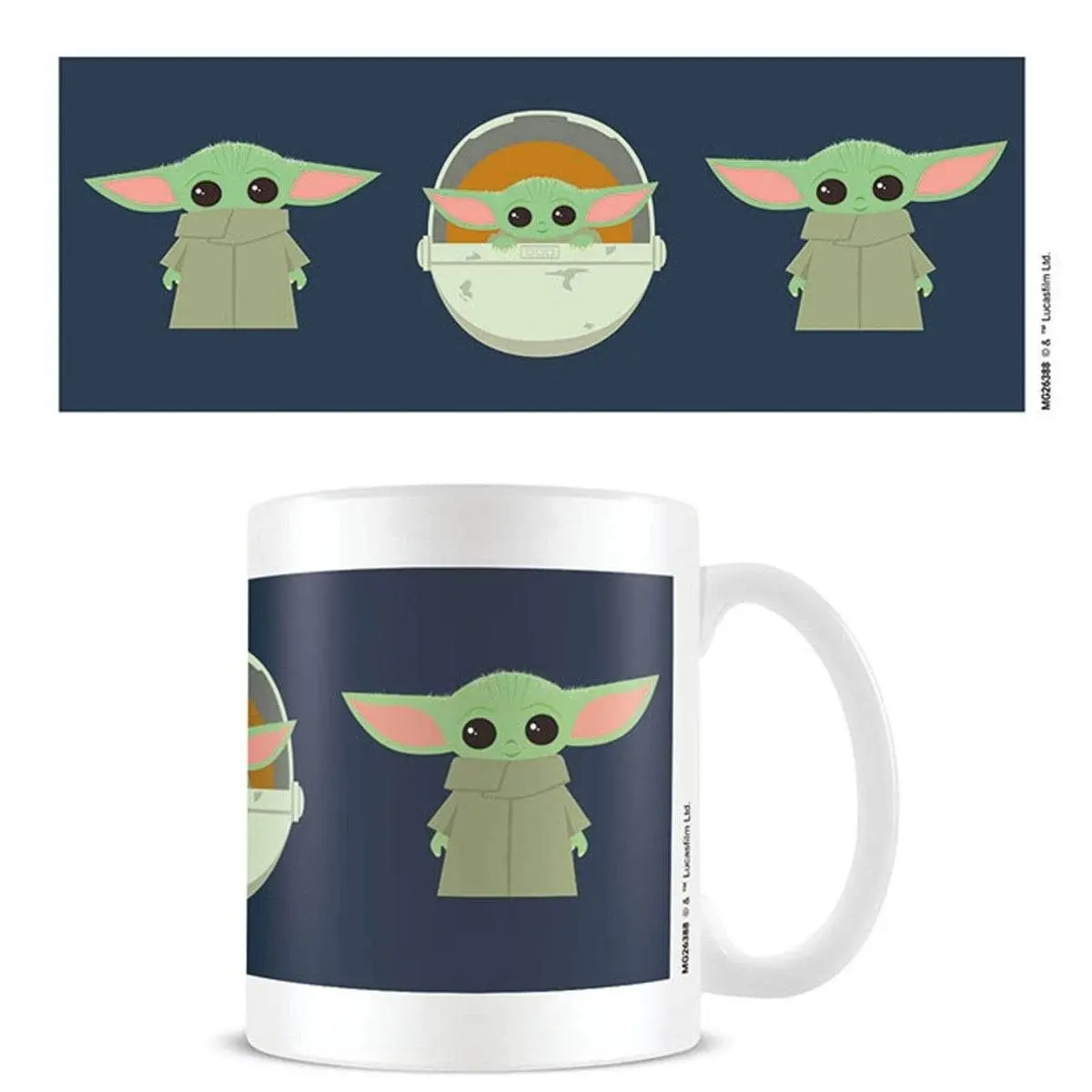 Star Wars Kopp Baby Yoda Illustration