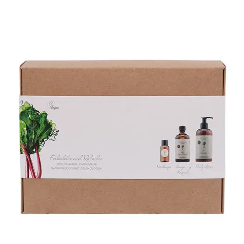 Naturfarm Vegan Gaveeske Ansikts- og kroppsolje, bodylotion og sjampo