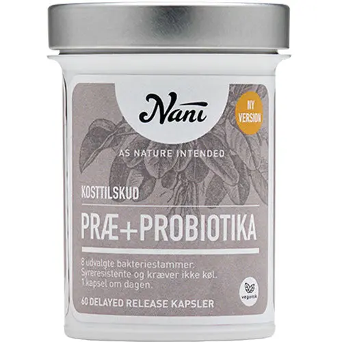 Nani Pre+probiotika | 60 kapsler