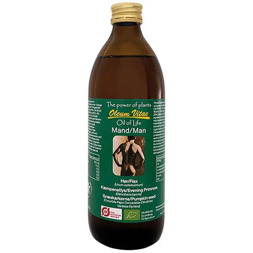 Oil of Life Mann Økologisk Pumpkin Seed Oil | 500 ml