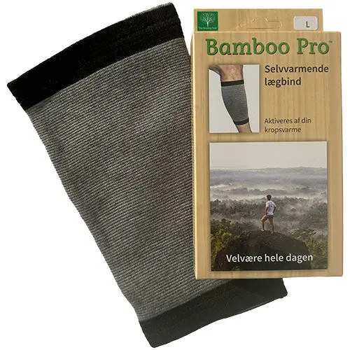 Bamboo Pro Lægbind Selvvarmende | Str. L