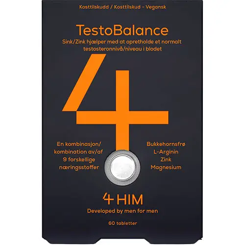 4HIM TestoBalance | 60 tabletter