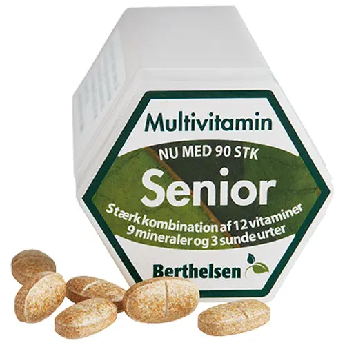 Berthelsen Senior Multivitamin | 90 tabletter