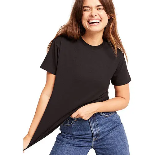 Boody Women’s Classic Crew Neck T-Shirt Svart