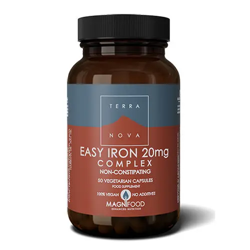 Terranova Easy Iron ? Skånsomme Jern tabletter | 50 Kapsler