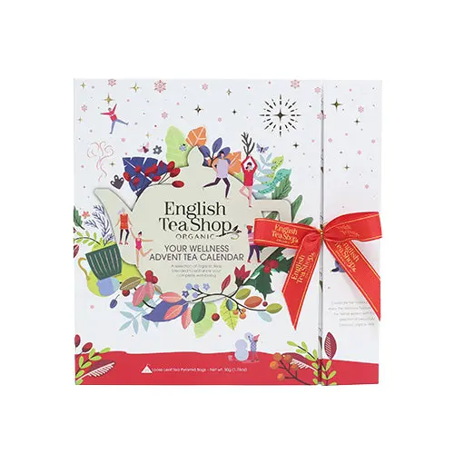 English Tea Shop Julekalender Te Book Style (Hvit) Økologisk