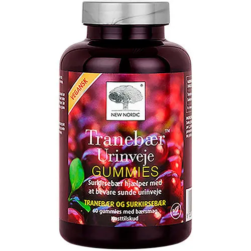 New Nordic Tranebær Urinveie Gummies | 60 Vingummi