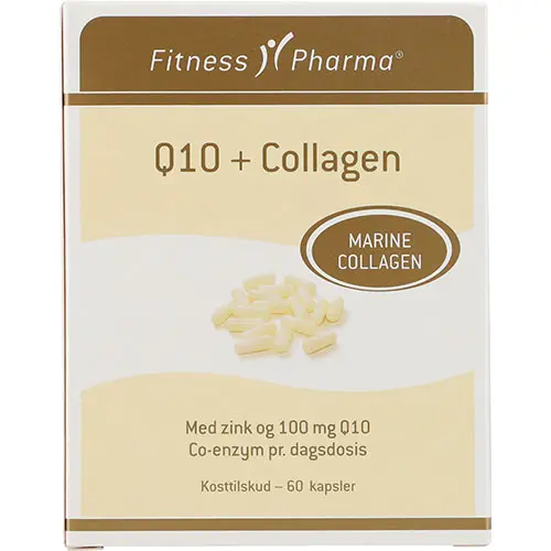 Fitness Pharma Q10+Collagen | 60 Kapsler
