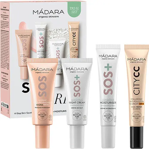 Madara SOS Care 4-Step Skin-Soothing Routine Set, LIGHT