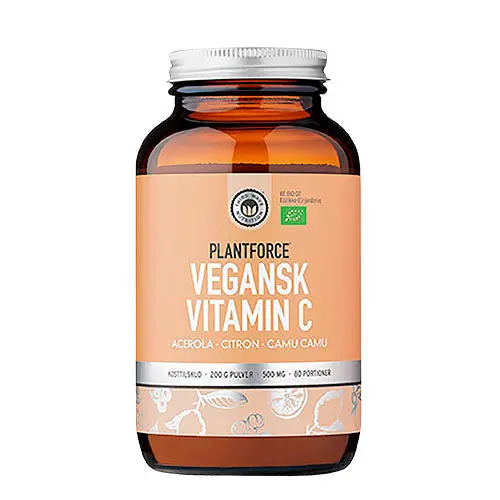 Plantforce Vitamin C Vegansk Økologisk | 200 g