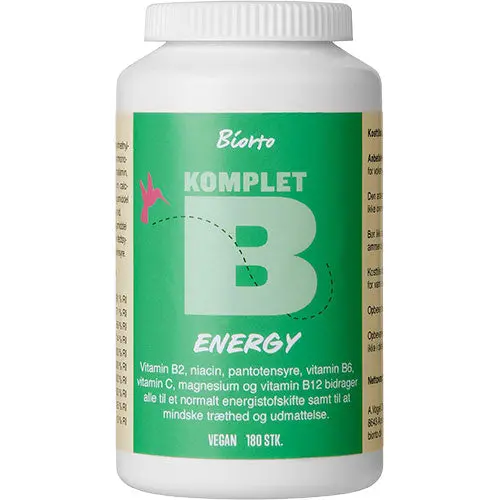 Biorto Komplett B Energy | 180 kapsler