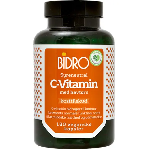 Bidro C-Vitamin | 180 Kapsler