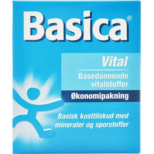 Basica Vital Granulat Pulverform - sink, kaslium og jern | 800 g