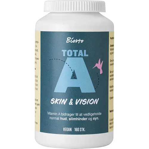Biorto Total A Skin & Vision | 160 kapsler