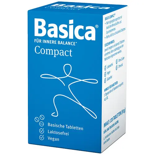 Basica Compact - Mineralkompleks for syre-base balanse og energi | 120 tabletter