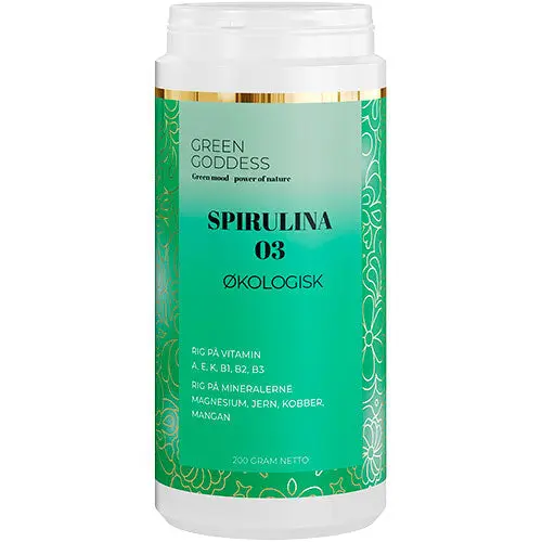 Green Goddess Spirulina Økologisk | 200 g