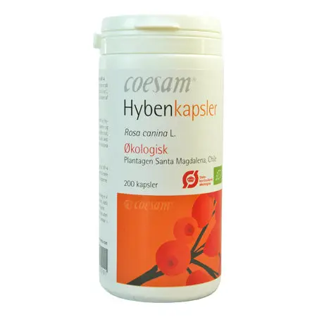 Coesam Økologiske Nypekapsler | 200 Kapsler