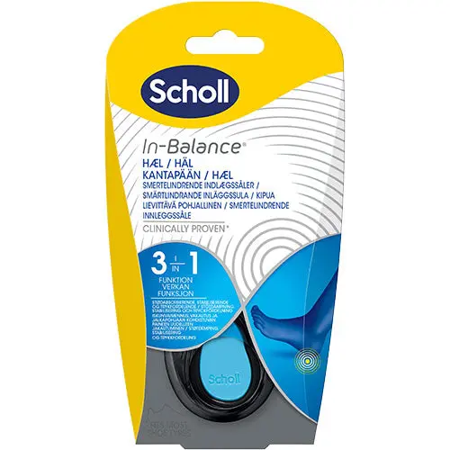 Scholl Scholl Med Insoles Heel 3in1