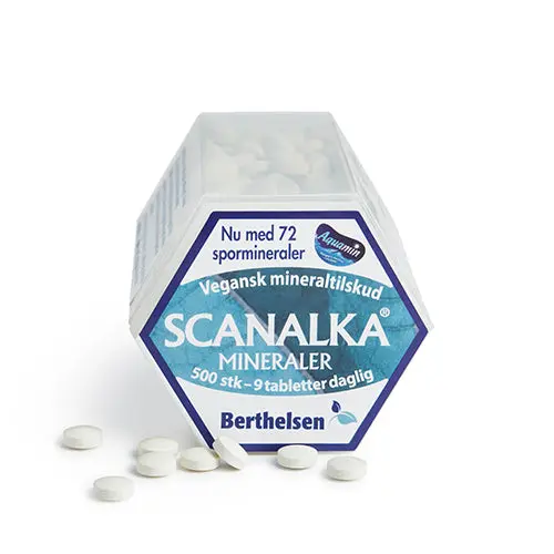 Berthelsen Scanalka Mineraler | 500 tabletter