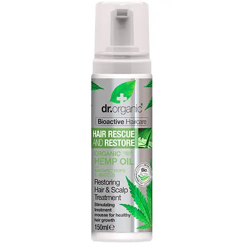Dr. Organic Hemp Oil Hair Rescue and Restore | 150 ml