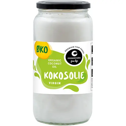 Cosmoveda Jomfru Kokosolje Økologisk | 1 liter